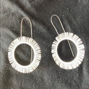Silver earrings